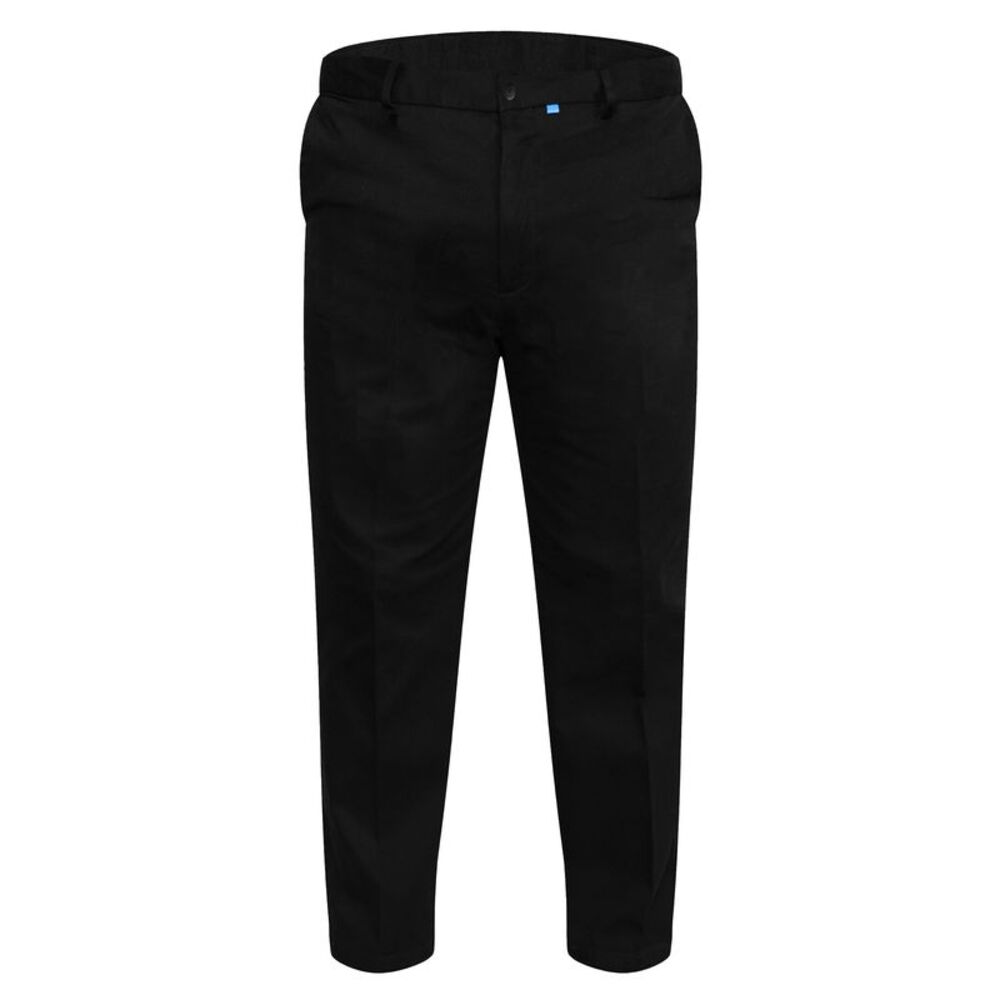 Duke Mens D555 Bruno Kingsize Chinos / Black